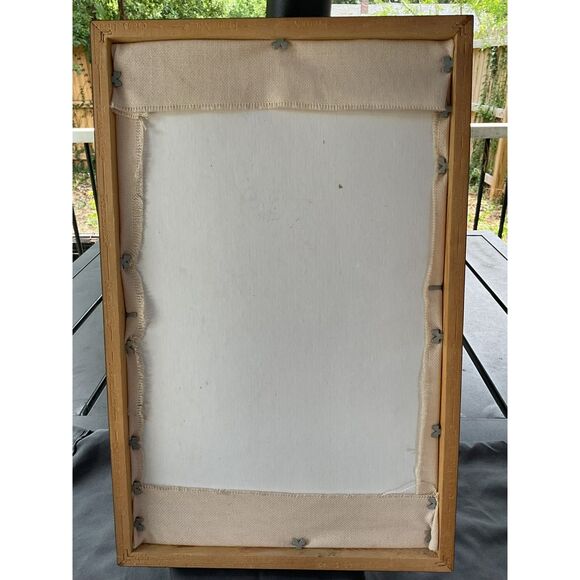 Vintage Framed Christmas Nutcracker Fiber Art Set - Picture 4 of 11